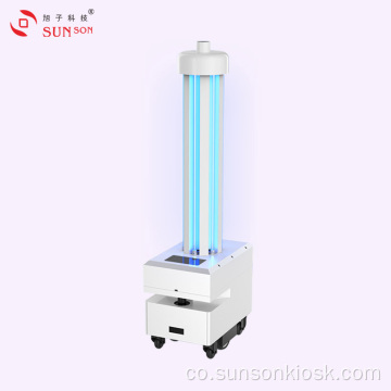 Robot di lampa anti-batterie UV